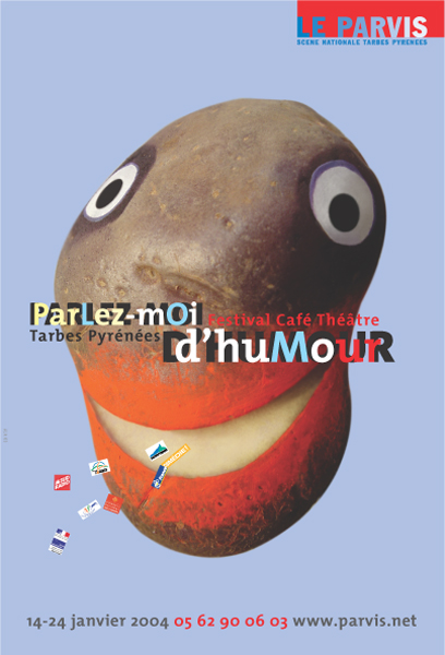 PARLEZ MOI D’HUMOUR 2004 -  60x42 cm /  Offset  - 150 € 