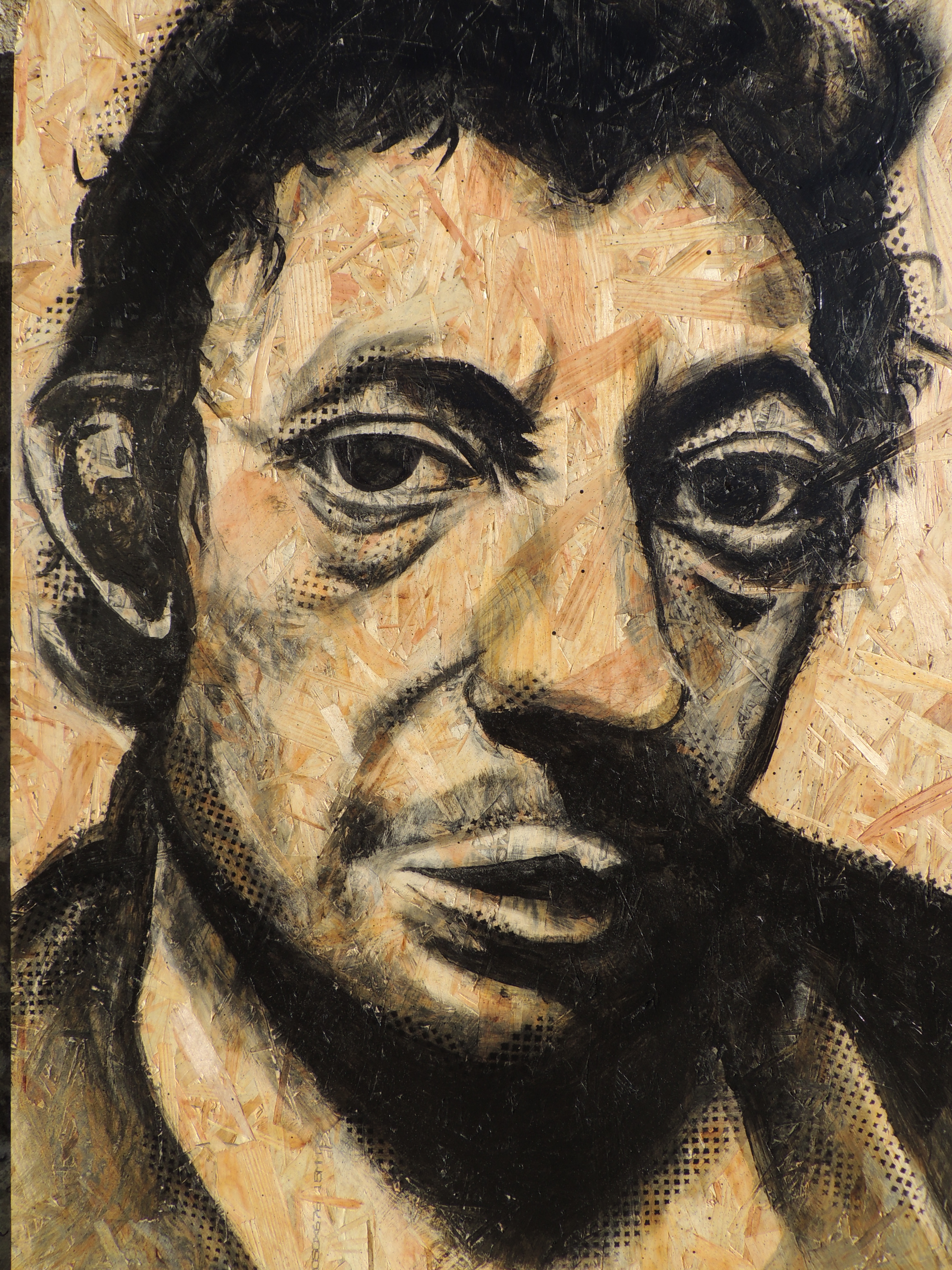 Gainsbourg - 100x100 cm - Acrylique sur toile  - 320€